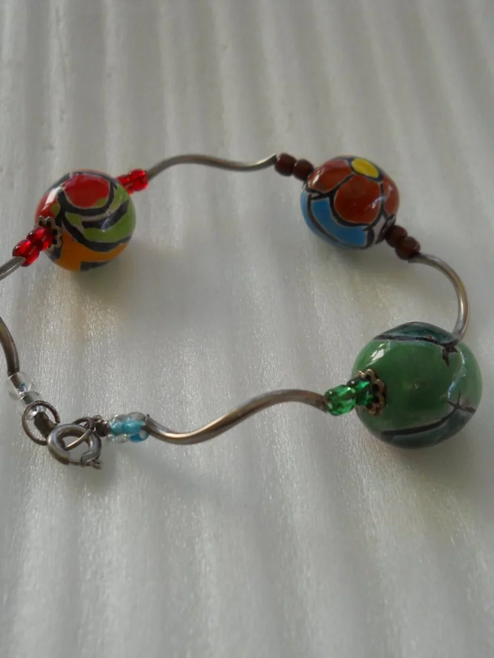 Big Round Beaded Bracelet  930